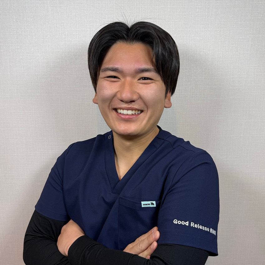 武蔵小杉の整体師 施術者 小野寺 春哉(おのでら はるき)｜グッドリリース整体院 武蔵小杉院